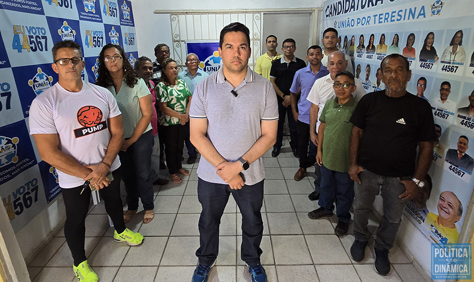 Allisson Aragão representa um grupo de 50 co-vereadores que querem mudar o jeito de fazer campanha e alcançar uma vaga na Câmara Municipal de Teresina (foto: Marcos Melo | PD)