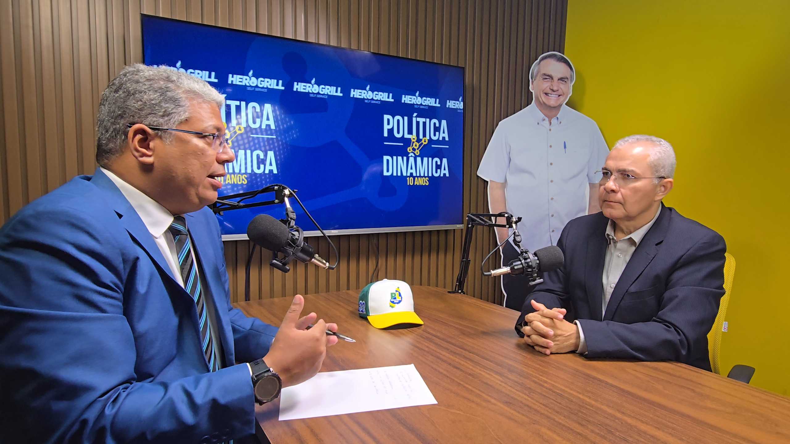 Ideias sérias: conversar com o candidato do PL foi uma experiência de sobriedade e conhecimento que vale a pena conferir! (foto: Marcos Melo | PD)