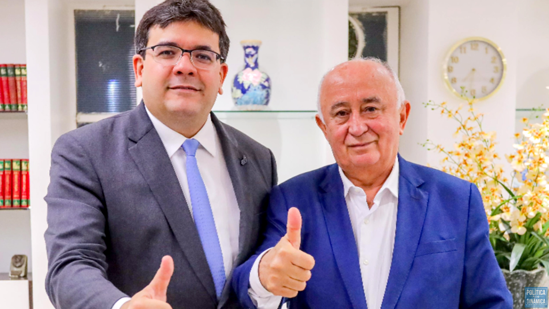 Ao lado de Rafael, Júlio César é bem visto até pelos eleitores de oposição ao petista e já é o segundo voto preferido dos piauienses, segundo pesquisa (foto: Instagram)