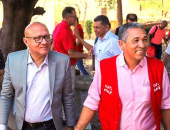 Franzé e CUT alinhados no discurso e na militância